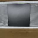 LitaEther Versatile 7 Tier Wall Shelf Unit,Black Lack Wall Shelf,Display Floating Shelf with LED Remote Control Light