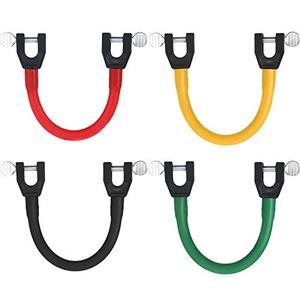 Skylety 3 Pieces Ski Tip Connector Trainer Skiing Training Wedge Aid for Beginners Snow Training, Assorted Colors(Yellow, Green, Black)