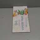 Bathroom Vanity Tray for Countertop - Bamboo Organizer Tray for Dresser Tops, Toilet, Perfume Small Decorative Wood Tray for Home Decoration 11.4 L x 6.1 W x 0.7 H (Black)