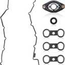 11127552280 Engine Valve Cover Gasket Set 2007-2013 Compatible with 328i Compatible with 528i Compatible with X3 Compatible with X5 Compatible with Z4 2.0/3.0L 11127559699