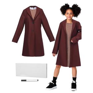 JenPen 4 Pcs American Historical Costume for Girls Civil Rights Female Figures Costume for Halloween School Performance Outfit