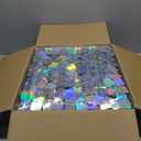 Shimmer Wall Backdrop Iridescent Silver Wall Panels 24Pcs Square Sequin Shimmer Wall Backdrop Decoration for Birthday Party, Wedding, Anniversary