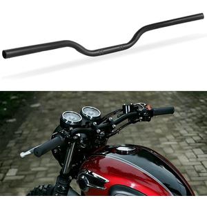 DREAMIZER 7/8 motorcycle handlebars, Universal 22mm Handlebars Motorcycle Bars for Bobber Cafe Race Dirt Bike and More