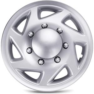 BARTOO 16 Inch Hubcaps Wheel Covers Hubcap for Ford E150 E250 E350 Econoline Van 1992-2014, 8 Lug Steel Wheel, One Piece Hub Caps Van Heavy Duty Construction, 1 Piece