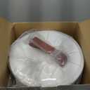 SAMEAT Heated Towel Warmers for Bathroom - Large Towel Warmer Bucket, Wood Handle, Auto Shut Off, Fits Up to Two 40"X70" Oversized Towels, White