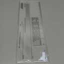 Tenceur 13.1 x 4.2 Inches Mail Shipping Guide for Usps, Acrylic Mail Measurement Ruler for Letter, Envelope Size, Measuring Tool for Usps, Including Weight and Size Chart