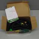 Flexi Hose Expandable Garden Hose with 8 Function Nozzle, 25FT - Lightweight Retractable Garden Hose, Water Hose - No-Kink Flexibility, 3/4 Inch Solid Brass Fittings and Double Latex Core (Black)