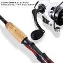 Sougayilang Fishing Rod and Reel Combo, Spinning Combo, 5.9ft, Medium Heavy, 2pcs, 2000 Reel