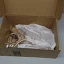 GATUXUS Sexy Women's Stilettos High Heel Gladiator Strappy Sandals Square Toe Lace Up Dressy Pumps Shoes (10, Gold)