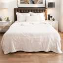 LaffyLo Electric Heated Blanket Queen Size - 84"x90", Soft Flannel Heating Blanket, 10 Heating Levels, 1-12 H Auto Shut Off, Dual Controllers, Breathable Warm and Washable for Bed, White Cord Not Included