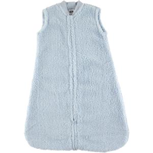 Hudson Baby Unisex Baby Plush Sleeping Bag, Sack, Blanket (18-24 Months, Powder Blue Sherpa)
