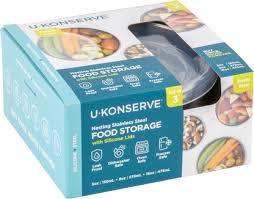 Round Nesting Trio Containers (Set of 3) Clear