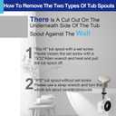 4 Set Tub Spout Diverter Valve Stem Repair Kit for Moen 101237, Includes 4 Copper Diverter Gates and 4 Cup Seals