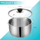 5.5-cup stainless steel inner pot - compatible with Tiger JBV-A10U model. made of 304 stainless steel. No rice cooker included.
