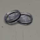 12oz Wine Tumbler Replacement Lids,Inner Diameter 2.8'' X 2.8'',2 Pack Spill Proof Splash Resistant Silicone Sliding Covers,Straw Friendly, BPA Free