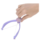 Facial Hair Epilator for Women with Threading Removal Tool, Portable Size for Facial Neck Hair (Blister Packaging)