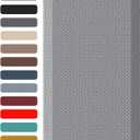 Ophanie Anti Fatigue Cushioned Mat, 3/4 inch Thick, 20x48 Kitchen Mats for Floor, Kitchen Rugs, Waterproof, Comfort Ergonomic Standing Mat for Office, Home, Standing, Black Non-Slip Ridged Bottom