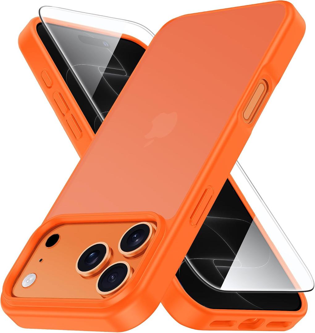 Yriklso for iPhone 18 Pro Max Phone Case/17 Pro Max, Orange