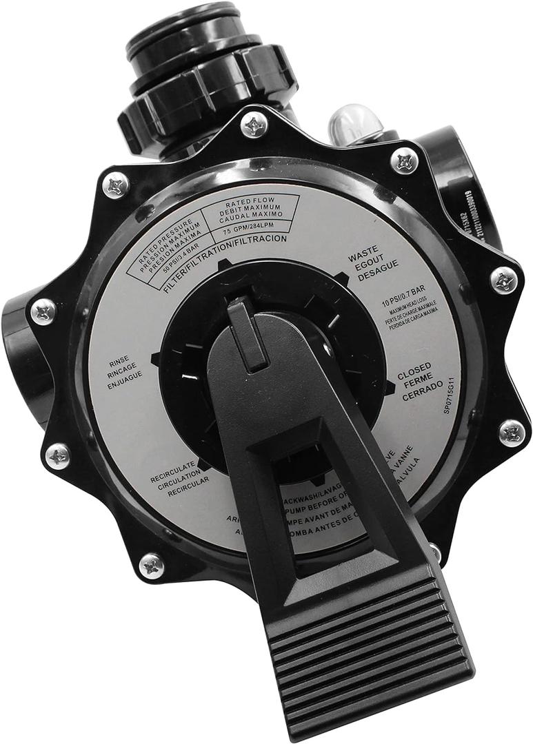 SP0715X62 2" Control Valve with Gauge，Compatible with Hayward Pro-Series Vari-Flo