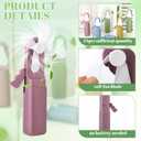 Wonderjune 24 Pcs Mini Hand Press Fan Bulk Small Portable Summer Fan Plastic Handheld Manual Personal Cooling Party Favor Summer Outdoor Travel Camping Gifts, No Battery Included, About 3.94 Inches/ 10 Cm