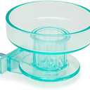 Lixit Quick Lock Bird Cage Bath for Lovebirds, Canaries, Finches, Parakeets, and Cockatiels and Other Small to Medium Feathered Friends (Pack of 3)