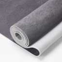 Hiksuky Suede Auto Headliner Fabric 54" L  60" W with Foam Backing - Dark Gray Interior Replacement Material for Car/Truck/SUV/RV Roof, Tube Packaging - Home Repair/DIY Headliner Material