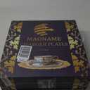 MAONAME Gold Charger Plates Set of 12, Reef Plate Chargers for Dinner Plate, Round Plastic Table Chargers for Thanksgiving, Christmas