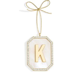 Christmas Initial Ornaments, Letter K Ornaments for Christmas Tree, Hanging Ornament for Mother Best Friends Sister Wife