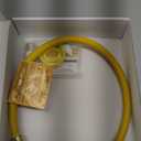 PROCURU 1/2" OD x 24" (2Ft) Universal Flexible Gas Connector Kit, SafeGuard Yellow-Coated Stainless Steel Gas Supply Pipe for Dryers, Bbq Grills, Water Heaters (Red-A1 Series)