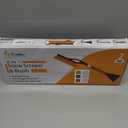 EcoNour 27" Car Snow Brush and Ice Scrapers for Car Windshield (2 Pack) | Scratch Free Bristle Head Snow Brush & Tough Window Snow Scraper with Aluminium Body | Snow Removal Winter Car Accessories (Blue & Orange)