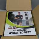TB3C Adjustable Weighted Vest Woman, 4-10/11-20/20-30 LB Weight Vest for Women, Plus Size Womens Weighted Vest (Black)