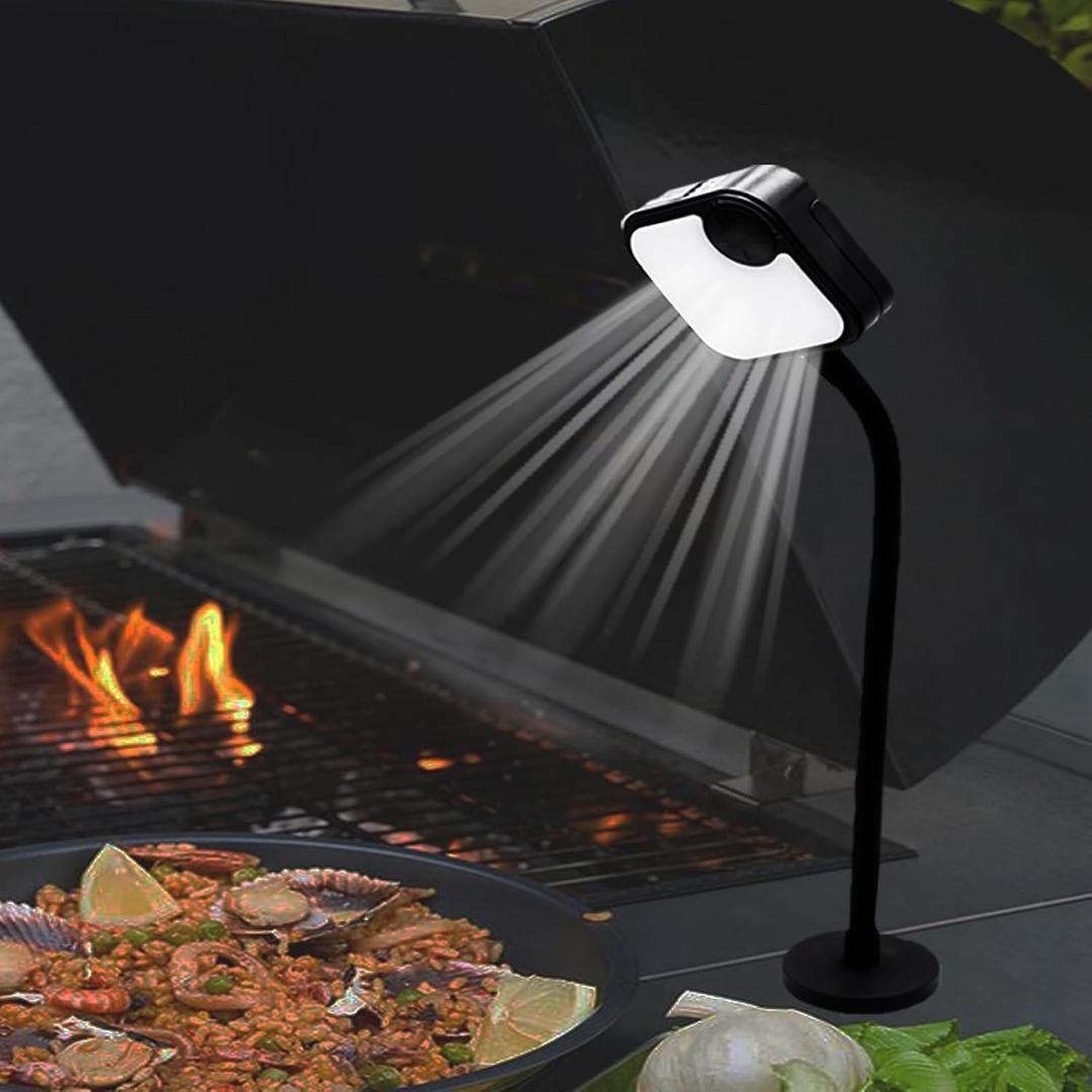 BBQ Grill Lights for Outdoor Grill, Magnetic Grill Lights Rechargeable Ultra-Bright BBQ Grill Lights for Grill (Grilling Gifts) (3.0x11.8 inch Rechargeable)
