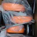 QNCZ Caster Wheels, 5 Inch Heavy Duty Casters Set of 4, Silent Industrial Casters Load 2600lbs, Swivel Casters for Furniture, Workbench and Cart Wheels