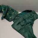 Tudomro 4 Pcs 2 Style Christmas Tree Throw Pillow Covers 20 x 20 Inch 3D Embroidered Soft Faux Fur Green Christmas Tree Design Pillowcases for Sofa Couch Bed Home Winter Holiday Xmas Decor