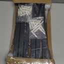 EZYDECOR Shelf Bracket 12 Inch Black Shelf Brackets Wall Mounted Industrial Shelving Brackets Metal Shelf Support with Lip (6 Pack)