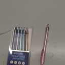 WRITECH Twist Gel Ink Pens: Multicolor Medium Point 0.7mm 6ct Low Center of Gravity Rotatable Pen No Smear Silent Click Space Up Gel Galaxy