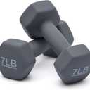Amazon Basics Neoprene Dumbbell Hand Weights for Exercise and Muscle Toning