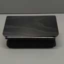 Raico Vertical Laptop Stand Black Wood Dual Laptop MacBook Holder Clamshell Stand (Black Wood, Single Slot)