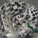 Jacquotha Black and White Towels Set of 8, Cute Checkered Towels for Bathroom Decor, 2 Bath, 2 Hand, 4 Washcloths, Cotton