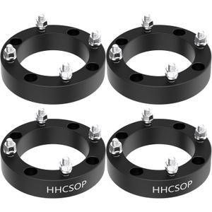 HHCSOP 4x156 Wheel Spacers 1.5 inch, 4PCS ATV Wheel Adapters with M12x1.5 Studs & 131mm Bore for Polaris Ranger RZR 900 XP 1000 Polaris RZR