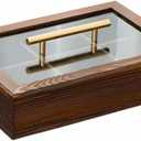 Dried Fruit Holder Tray Party Serving Platter Snack Storage Box Decor Divided Serving Tray for Sweets Cookies Family Reunions, Rectangle Handled