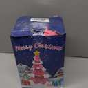 OurWarm 8FT Christmas Inflatable Outdoor Decoration, Pink Inflatable Christmas Tree with 3 Gift Boxes Christmas Blow Ups Yard Decorations with Built-in LED Lights for Outside Xmas Garden Lawn Decor