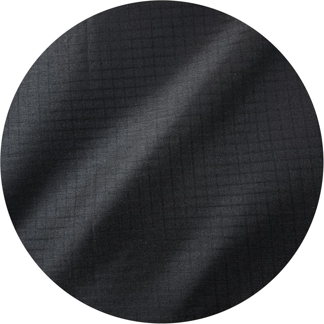 emma kites Black Ripstop Nylon Fabric 40 Denier, Precut Piece 3-Yard: 60"x108", Ultra-Light Airtight Water Resistant Tear Proof, for Kite Flag Stuff Sack Bag Inflatable Windsock Pack Cover