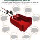 Power Wheel Adapter with Fuse&Switch, Secure Battery Adapter for Lithium Battery, with 12 Gauge Wire, Good Power Convertor for DIY Ride On Truck, Robotics, RC Toys and Work Lights,2Pack