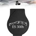 Car Sunglass Holder Clip Compatible with Lexus ES 300h F Sport Luxury Interior Accessories Organizer Eyeglass Hanger Visor Ticket Card Decor Sunglasses Holders Eyeglasses Magnetic Owners Gifts (Black)