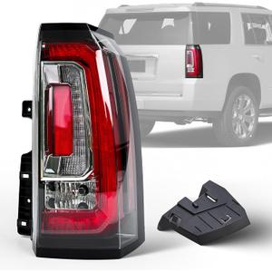 LED Tail Lights Assembly Compatible With 2015 2016 2017 2018 2019 2020 GMC Yukon XL Tail Lights Right Passenger Side Rear Taillights With Bulb Replaces 23380460 84536243 GM2801268