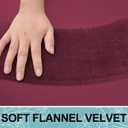 Smiry Memory Foam Bath Mat 24x16, Extra Soft and Absorbent Bathroom Mats, Non Slip Washable Carpet for Floor, Shower and Tub, Burgundy 2pc
