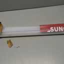 SUNOFF Blackout Cordless Roller Shades Blinds,28.5" W x 72" H,White