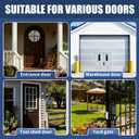 New Upgraded Gen-2 Mechanical Door Lock,Password & Key Two Unlocking MethodsWaterproof Outdoor Gate Lock with Keypad,Supports One-Touch Hold Openfor Various Indoor and Outdoor Doors