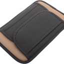 Cabilock Leather Car Armrest Pillow Cover Car Door Armrest Pad Auto Console Storage Box